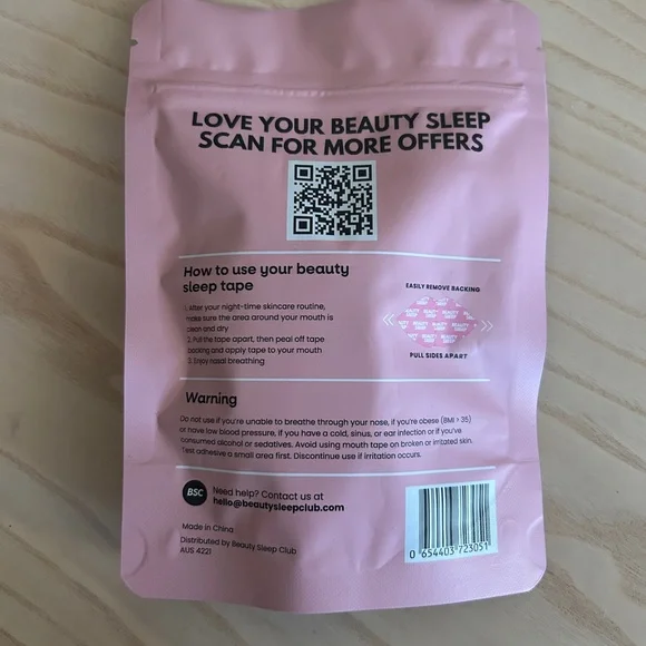 Beauty Sleep Mouth Tape 30 Pack - Picture 2 of 2